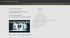 Desktop Screenshot of davenevins.com